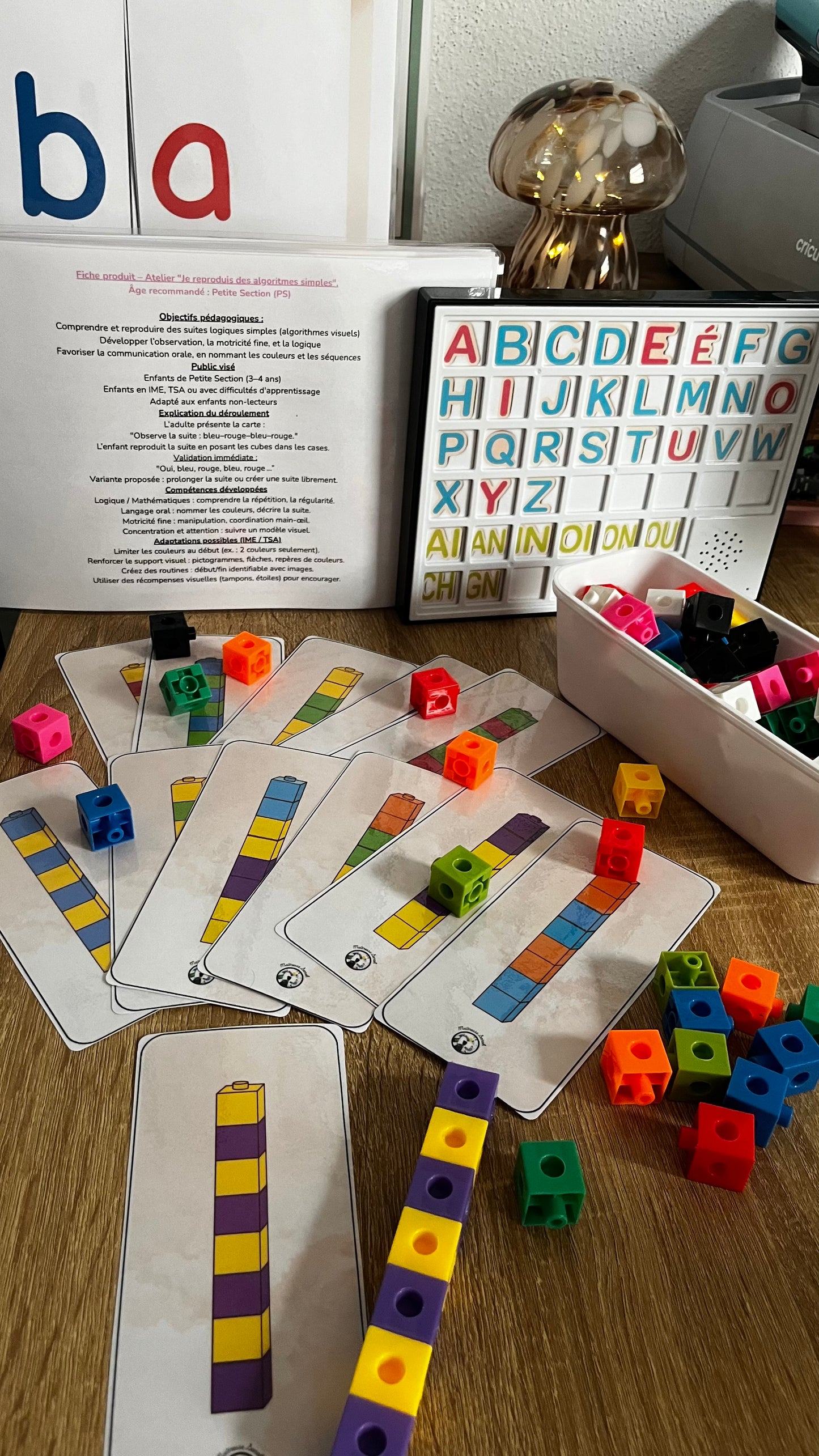 Atelier « Cubes et algorithmes » 🧮
