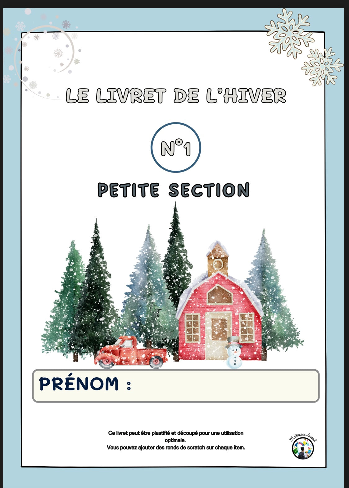 Livret format PDF - HIVER - PETITE SECTION