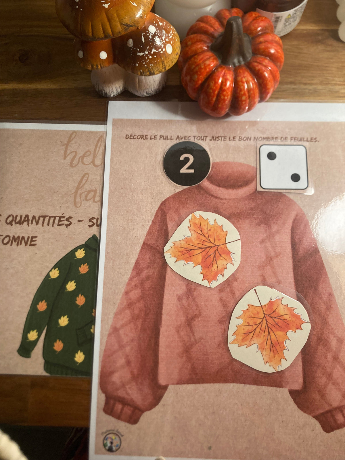 Lot de 6 ateliers - thème automne