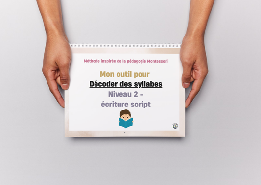 Livret syllabes à manipuler – Ecriture script – Dès 3 ans (PDF)